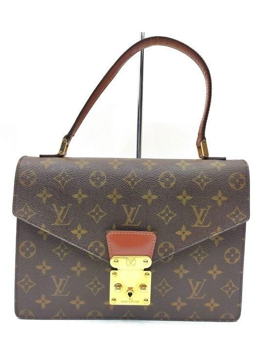 Louis Vuitton Handbags - Louis Vuitton Monogram Top Handle Satchel - Brown Monogram